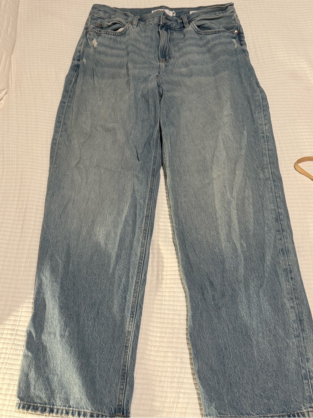 Garage Light Blue Wide-Leg Jeans